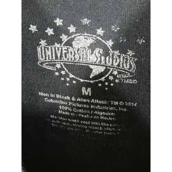 Universal Studios MIB Alien Attack Frank The Pug Smoking Cigar T Shirt Size M - Picture 3 of 4